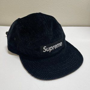 Supreme box logo corduroy camp hat
